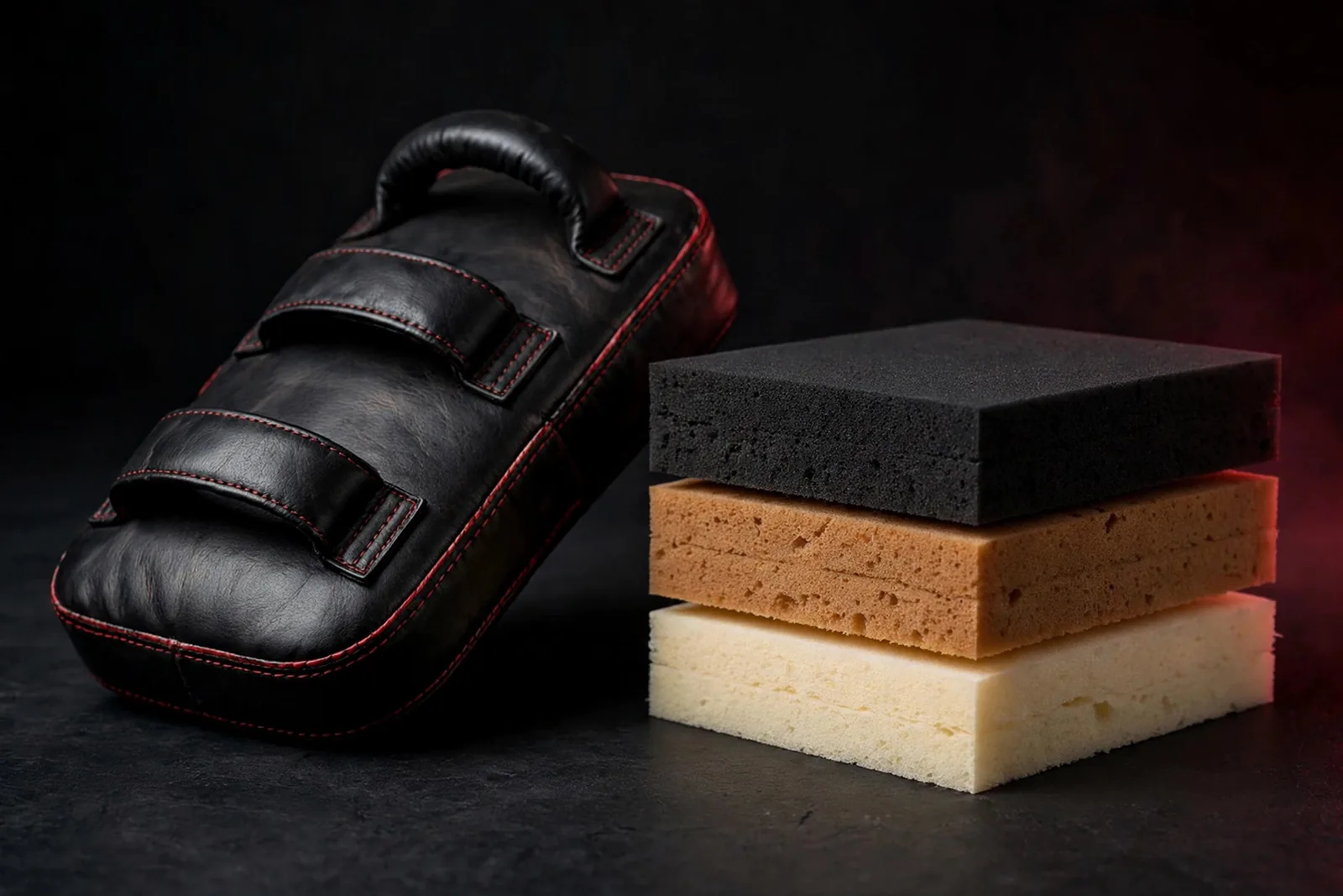 Thai pad with layered foam construction